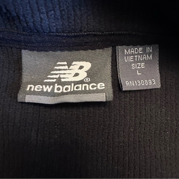 New Balance Men’s Soft Shell Full Zip Corduroy Side Jacket Size Large - Picture 10 of 14